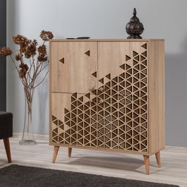 Hanah Home Multilux-124 Armario Multiusos Roble Sonoma